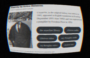 A screen cap of a future post from this blog, made to look as though it's on a CRT screen. 